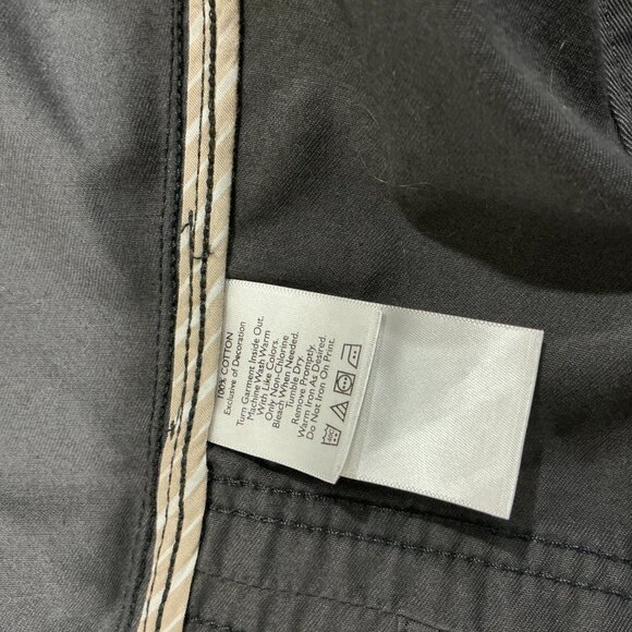 Eddie Bauer Women's Utility Jacket, Size 4, Charcoal Black Multi-Flap Pockets - Picture 15 of 16